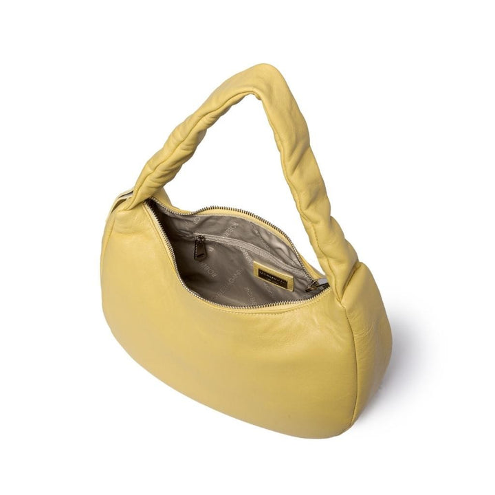 Azzurra Hobo small in soft nappa leather with adjustable curled handle