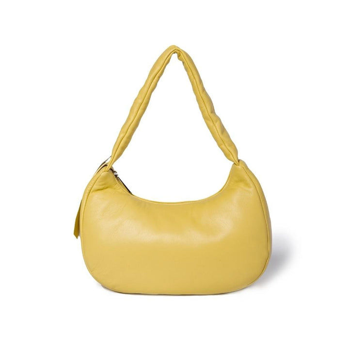 Azzurra Hobo small in soft nappa leather with adjustable curled handle