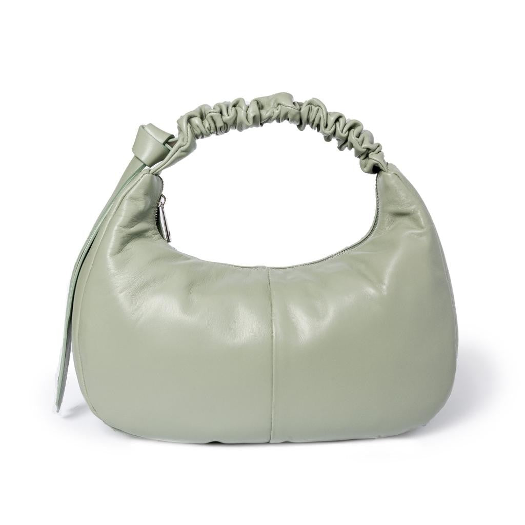 Azzura Hobo medium in soft nappa leather with adjustable curled handle