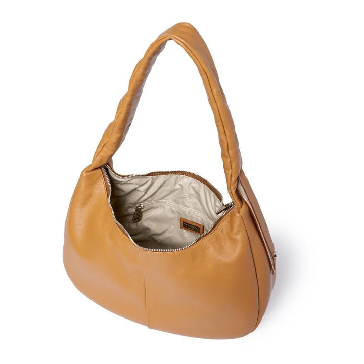 Azzura Hobo medium in soft nappa leather with adjustable curled handle