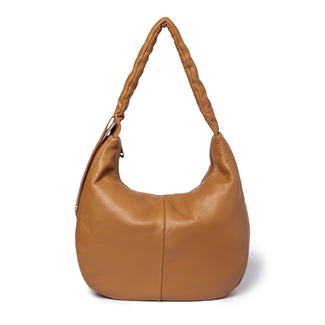 Azure Hobo large soft nappa leather with adjustable curled handle