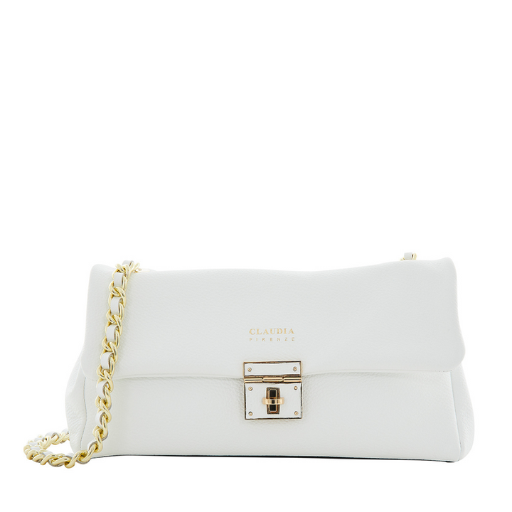 Fedra - White Bag with Chain