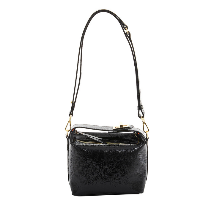 Fosca - Mini bag black patent leather