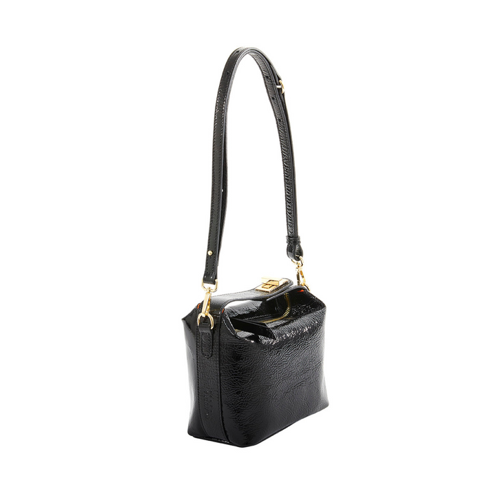 Fosca - Mini bag black patent leather