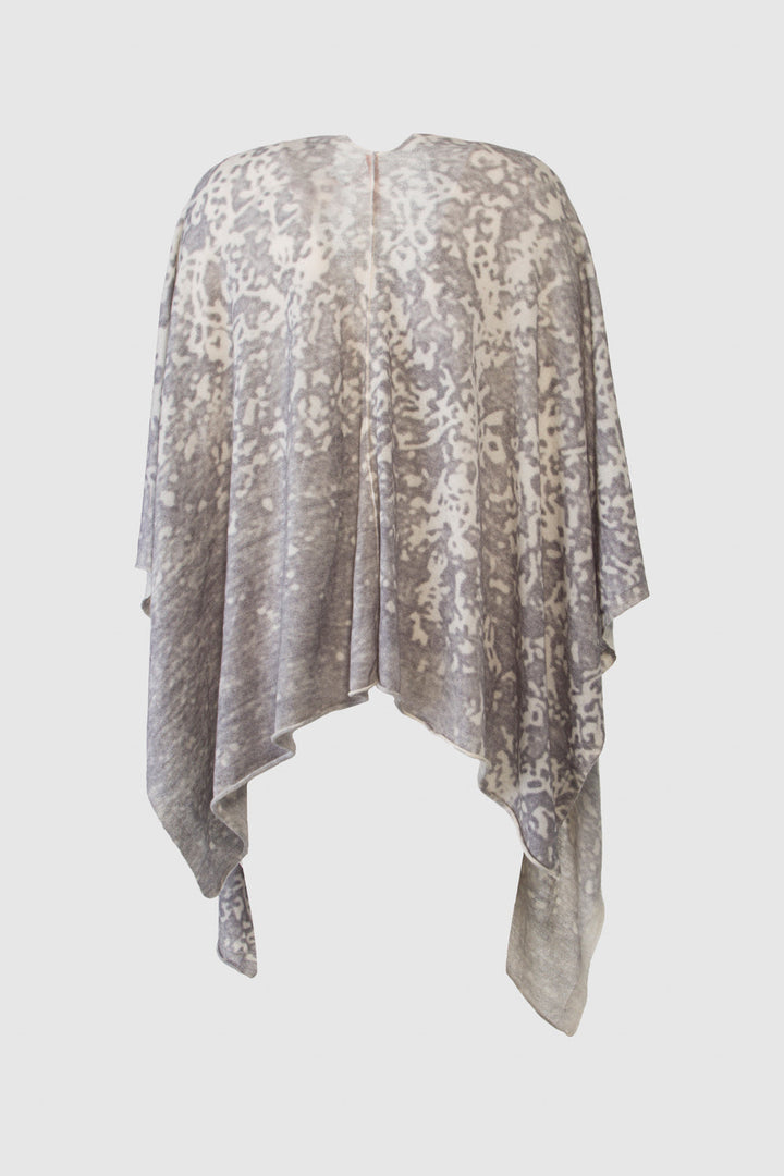 Knitted Cape- Pizzo Grey