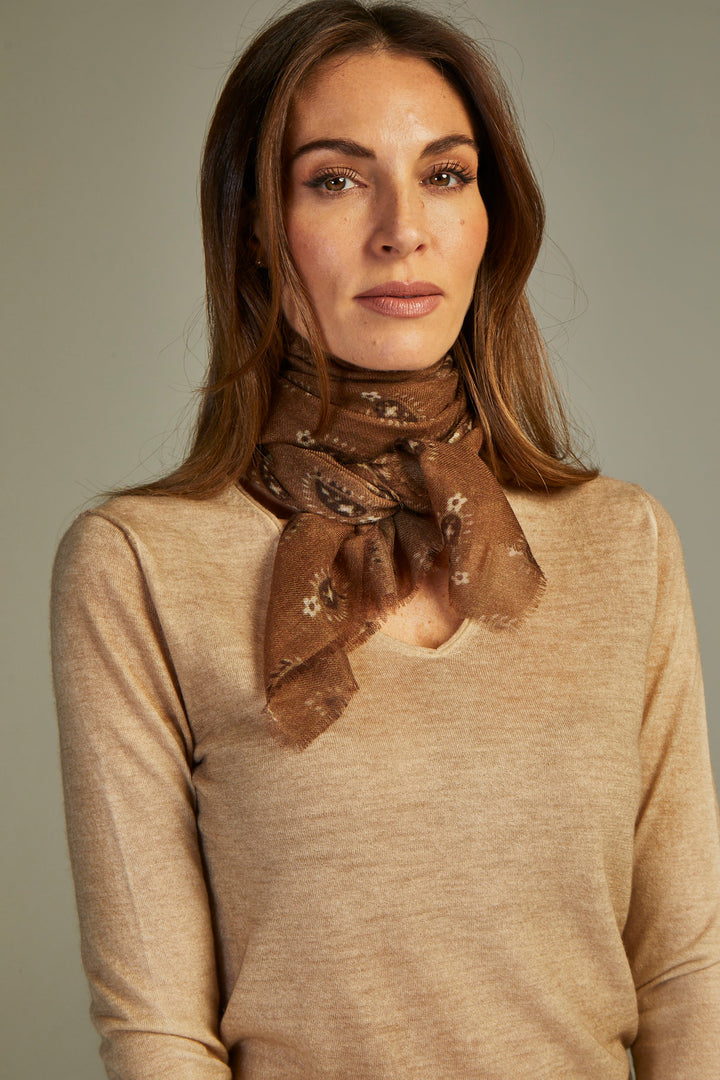 Mini Scarf Cashmere Terra