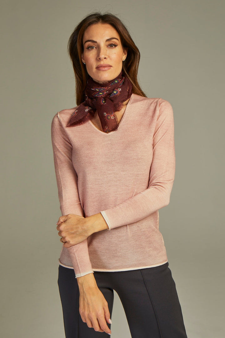 Mini Scarf Cashmere Porpora