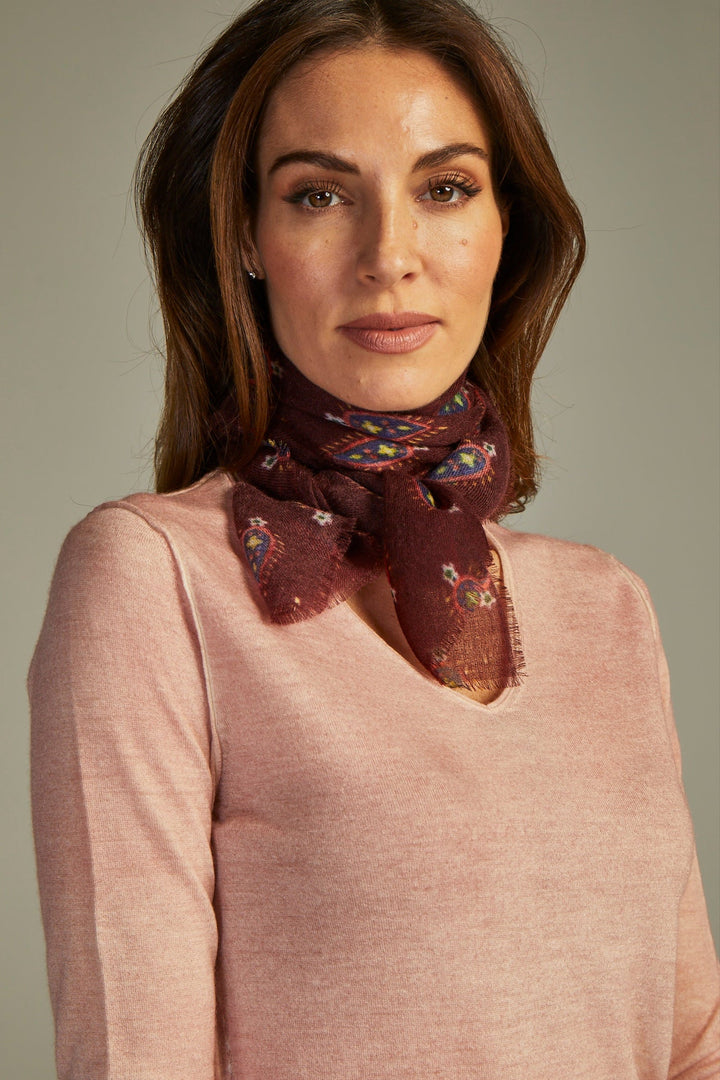 Mini Scarf Cashmere Porpora