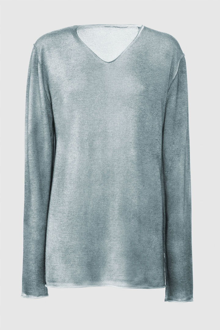 Knitted sweater - Grey