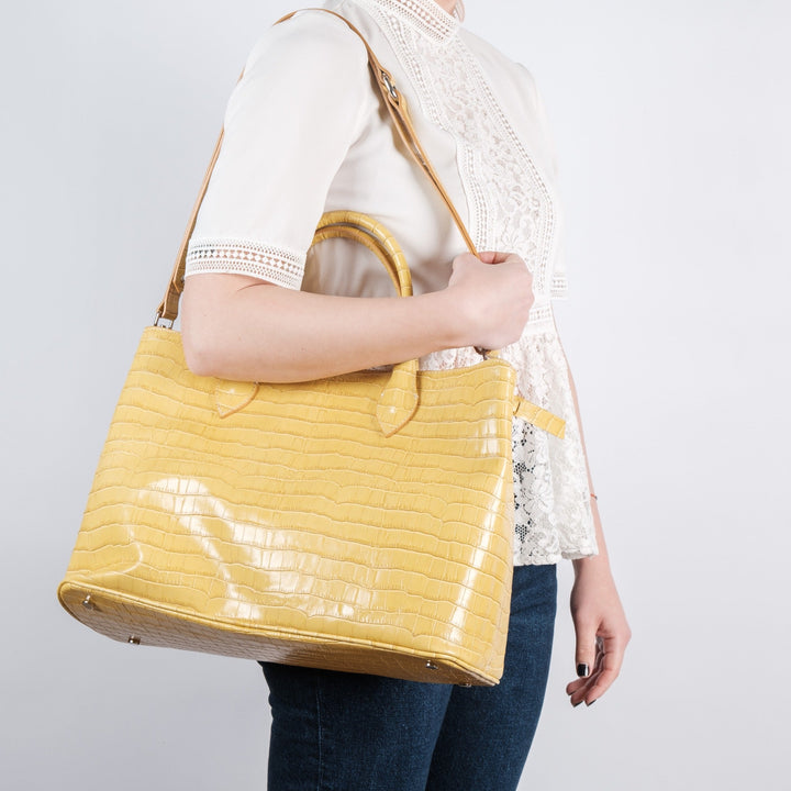 Allegra - Yellow Tote Bag