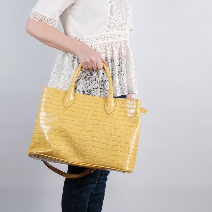 Allegra - Yellow Tote Bag