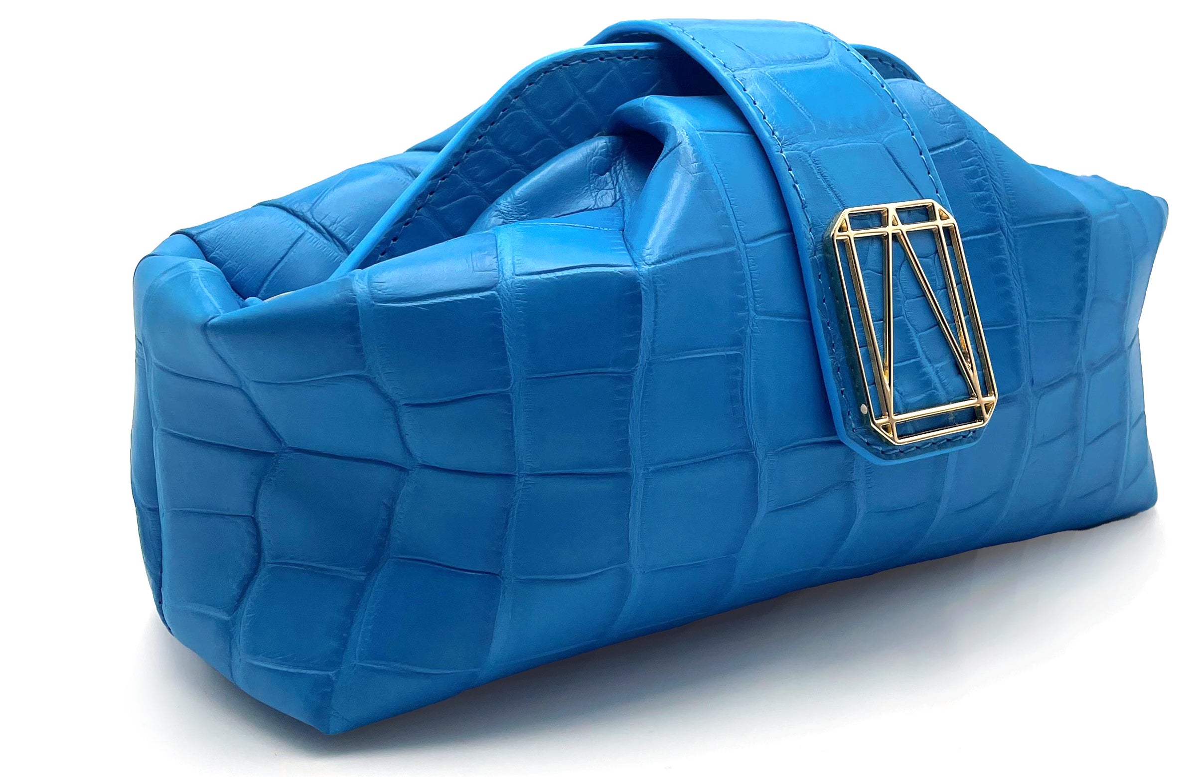Azzaia Marie Antoinette luxury crocodile handbag
