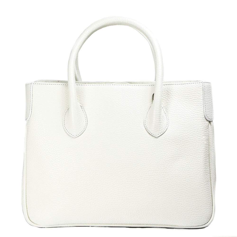 white satchel purse